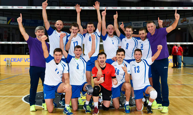 Новосибирские волейболисты (спорт глухих) – сильнейшие в Европейской Лиге чемпионов