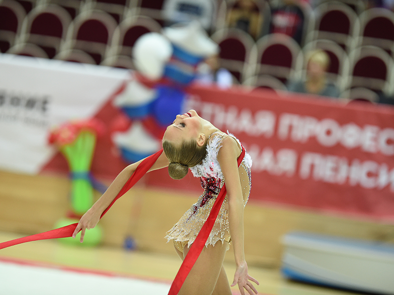 Юные гимнастки Беларуси.