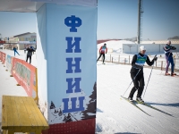 Чемпионат по лыжным гонкам. Тренировка