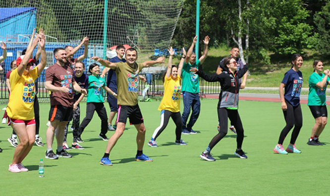На Сахалине прошли первые Железнодорожные спортивные игры «Мы вместе!»