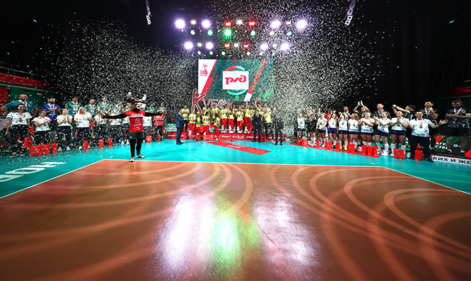 Кубок ОАО «РЖД» по волейболу (Лига А). Третий день