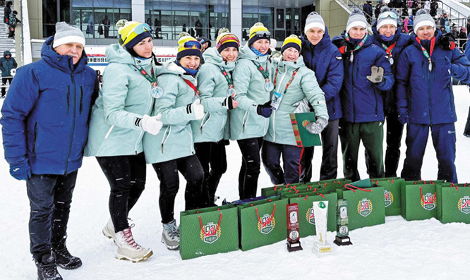 Серебро эстафеты и золото команды