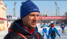 Чемпионат по лыжным гонкам. Святослав Леонтьев