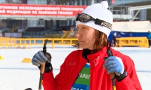 Чемпионат по лыжным гонкам. Виктория Болдырева