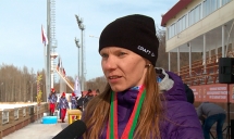 Чемпионат по лыжным гонкам. Ирина Якушева
